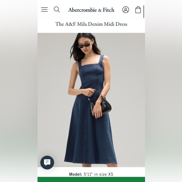 Abercrombie & Fitch Dresses & Skirts - Abercrombie Mila denim dress